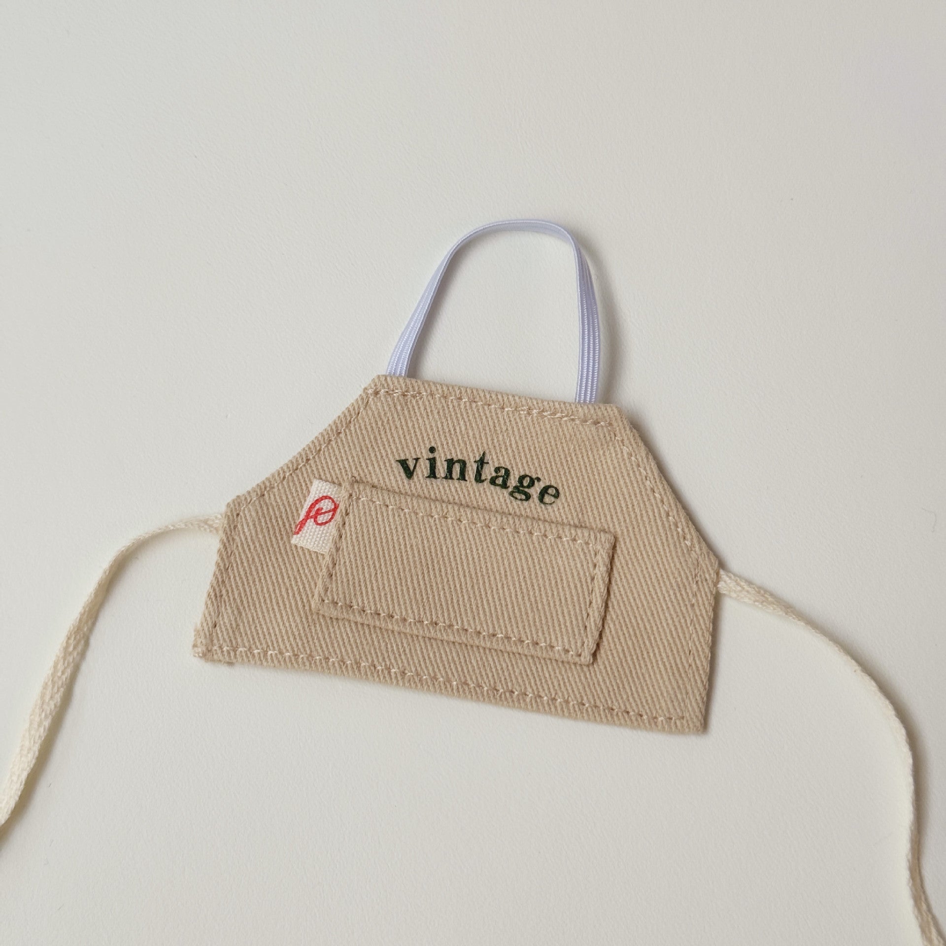 17cm Laboo doll clothes retro apron 10cm doll clothes mini doll apron